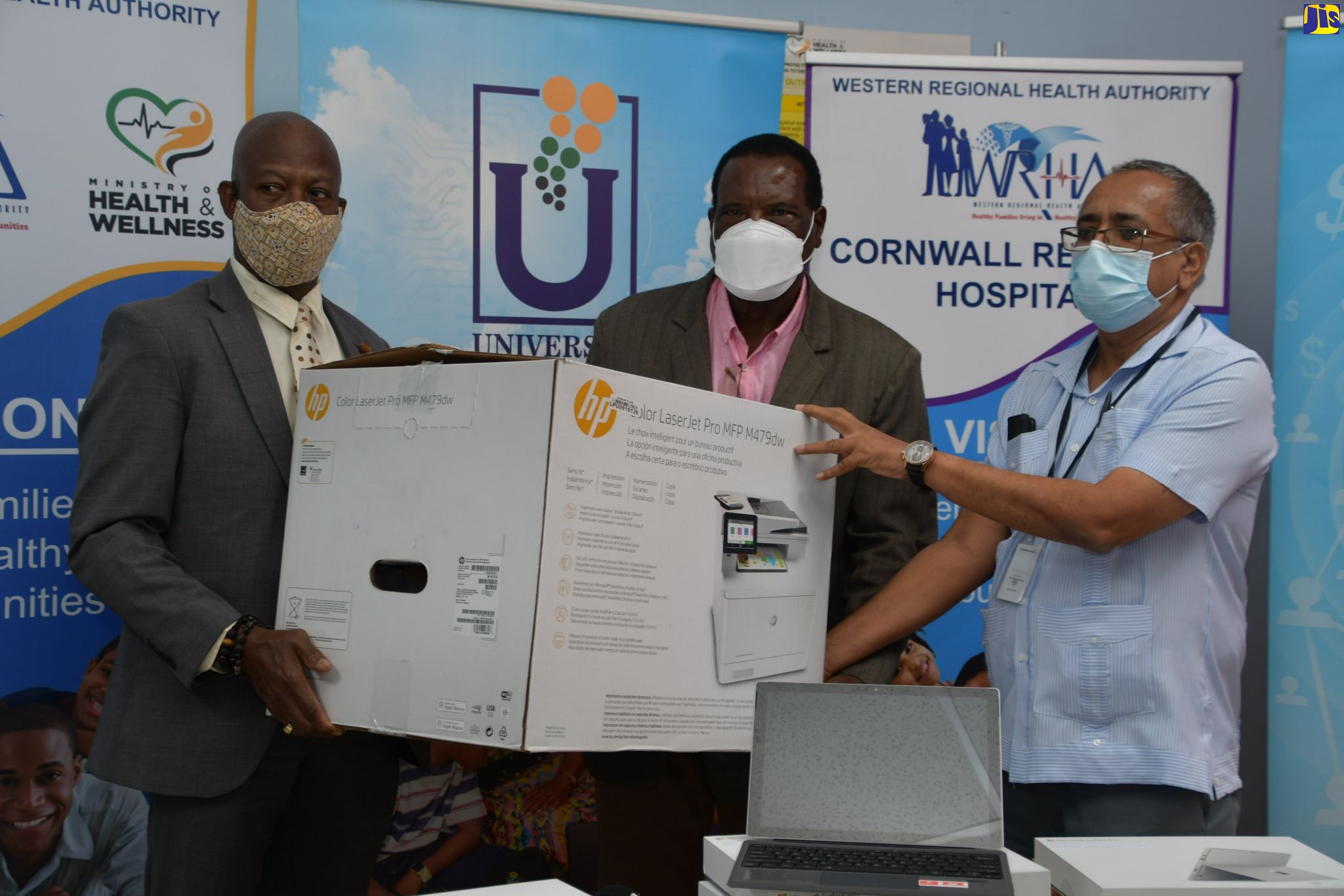 USF donates ICT Devices to the Western Regional Health Authority