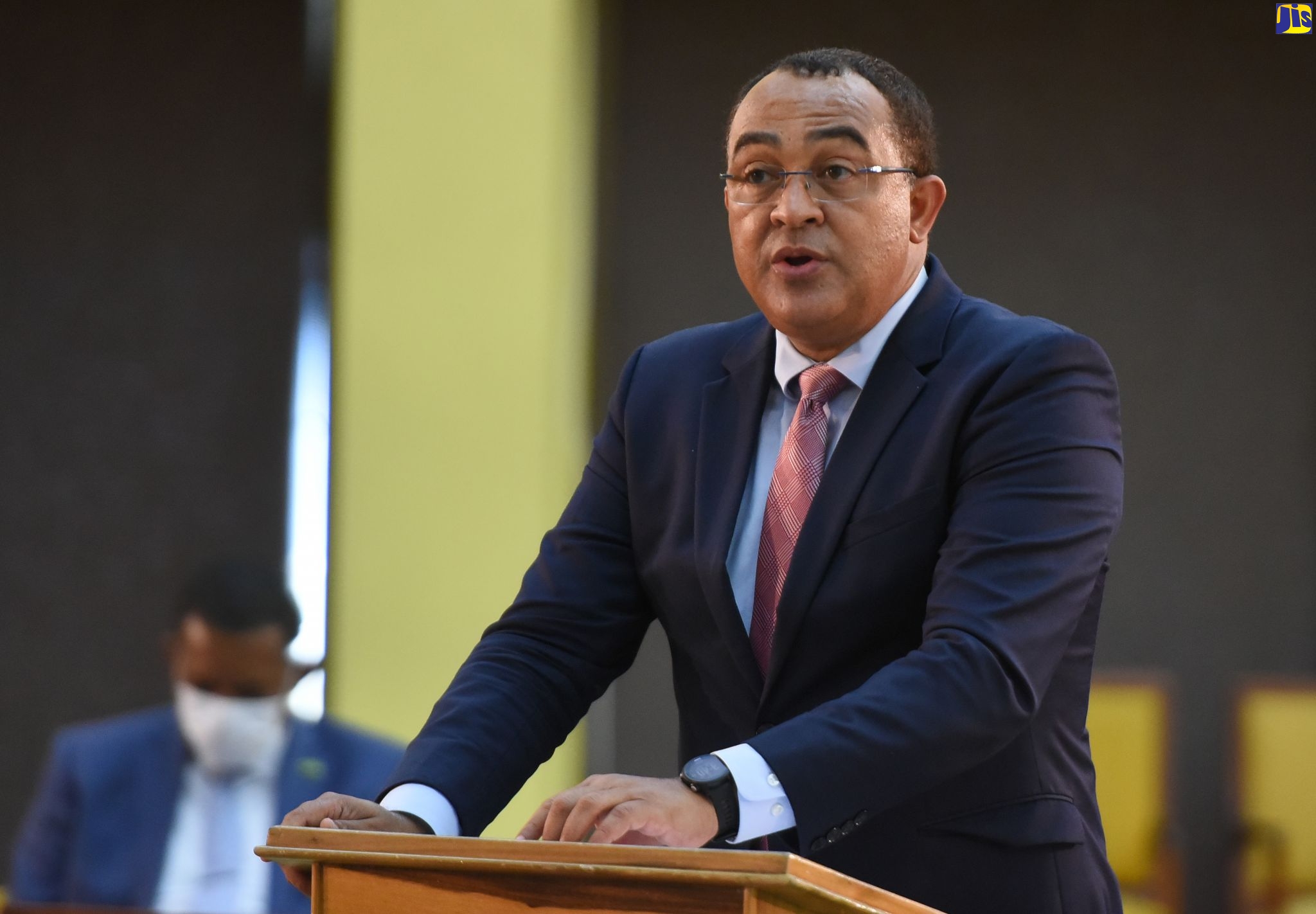 Minister of Health and Wellness, Dr. the Hon. Christopher Tufton, makes a Statement in the House of Representatives on October 6, at the Jamaica Conference Centre in downtown Kingston