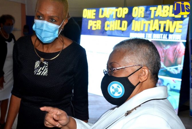 Education Ministry Launches One Laptop Or Tablet Per Child Initiative Jamaica Information Service Education Ministry Launches One Laptop Or Tablet Per Child Initiative Jamaica Information Service