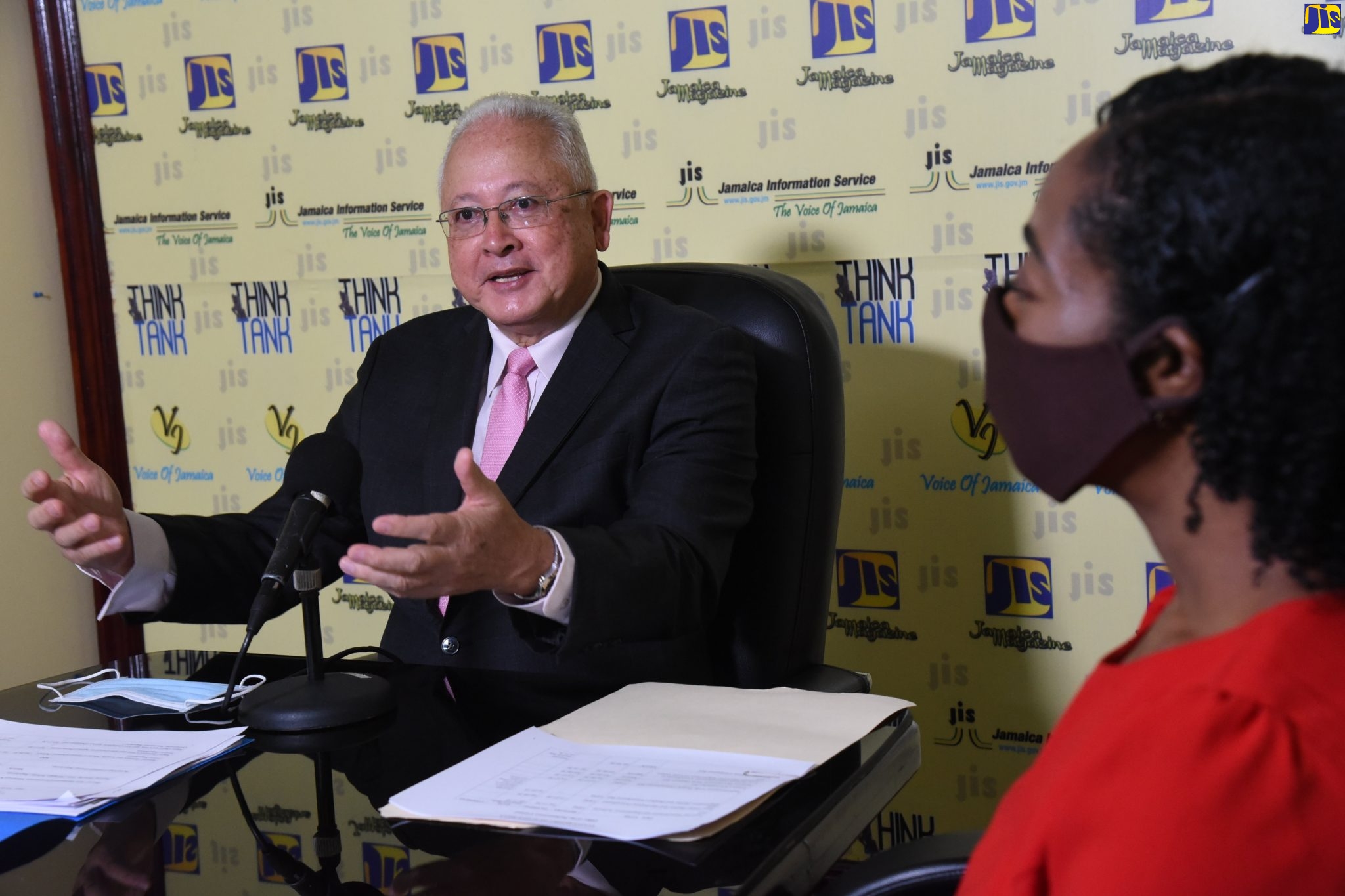 Justice Minister, Hon. Delroy Chuck, speaking during a recent Jamaica Information Service (JIS) Think Tank at the Agency
