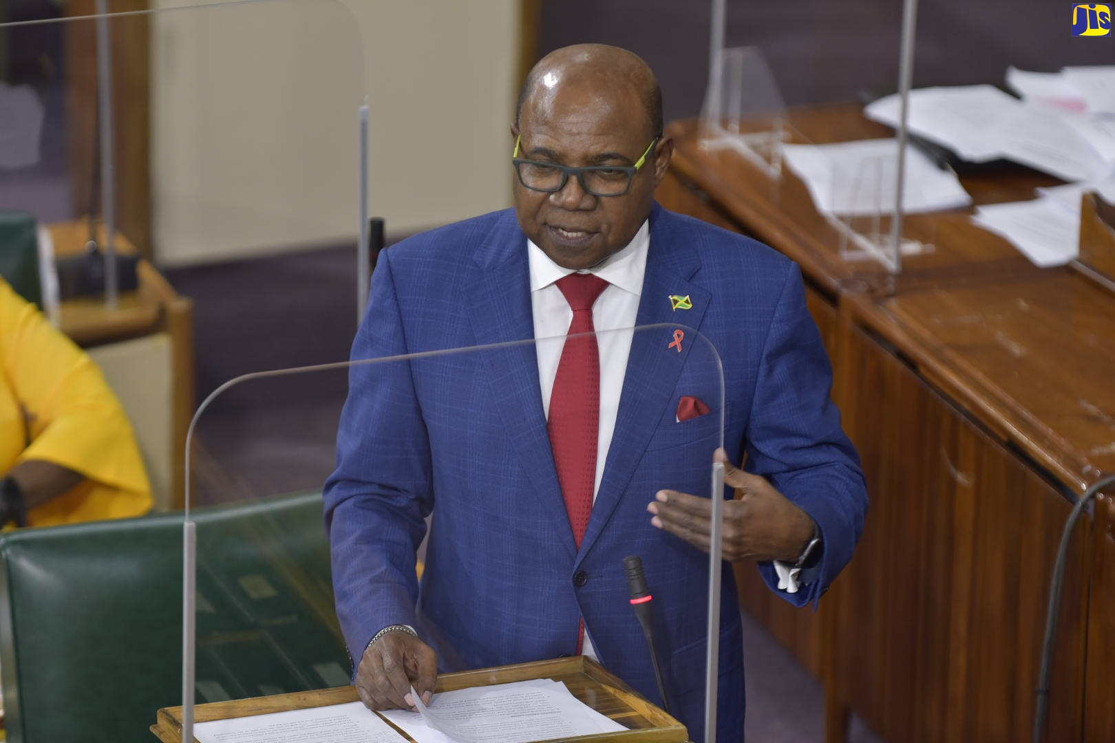 Tourism Minister, Hon. Edmund Bartlett, speaks in the House of Representatives on December 15.