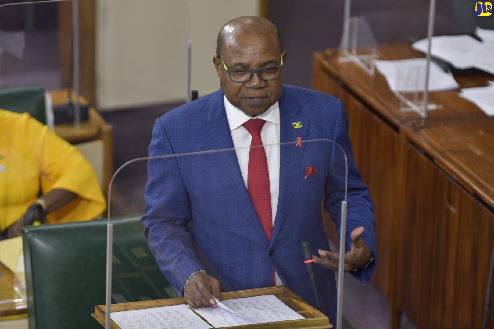 Tourism Minister, Hon. Edmund Bartlett,  addresses the House of Representatives on December 15.

 

 