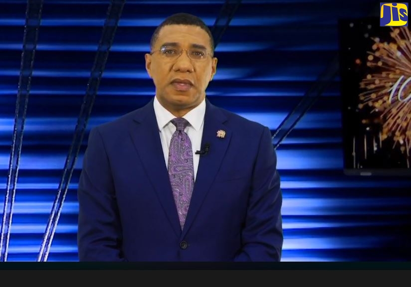 Prime Minister, the Most Hon. Andrew Holness, delivering the keynote address at the Jamaica Information Service’s (JIS) 2020 Heritage Competition Awards ceremony on Wednesday (December 23).