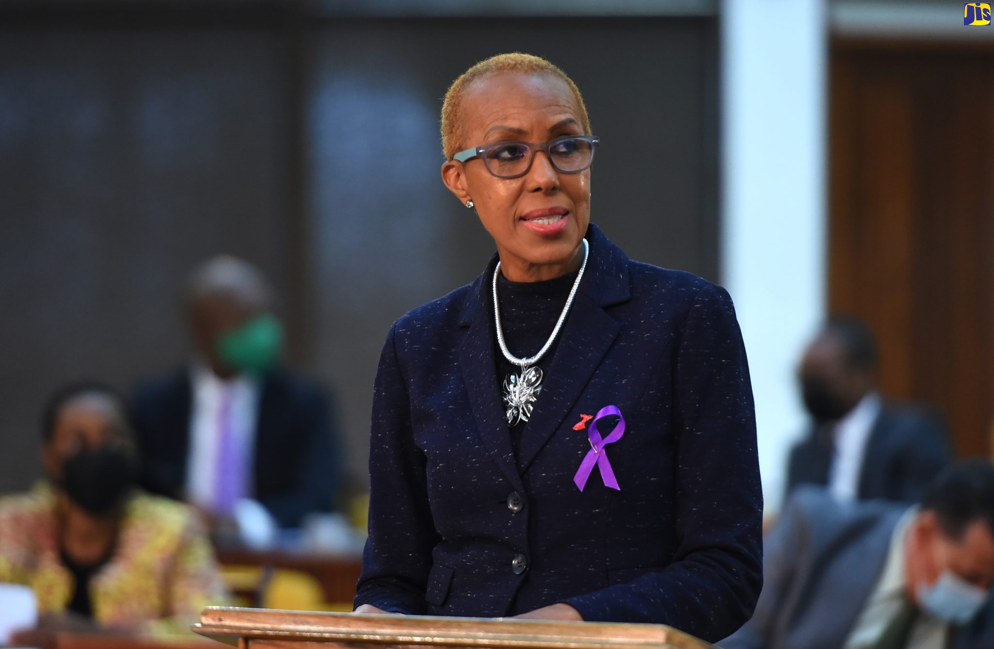 Minister of Education, Youth and Information, Hon. Fayval Williams.