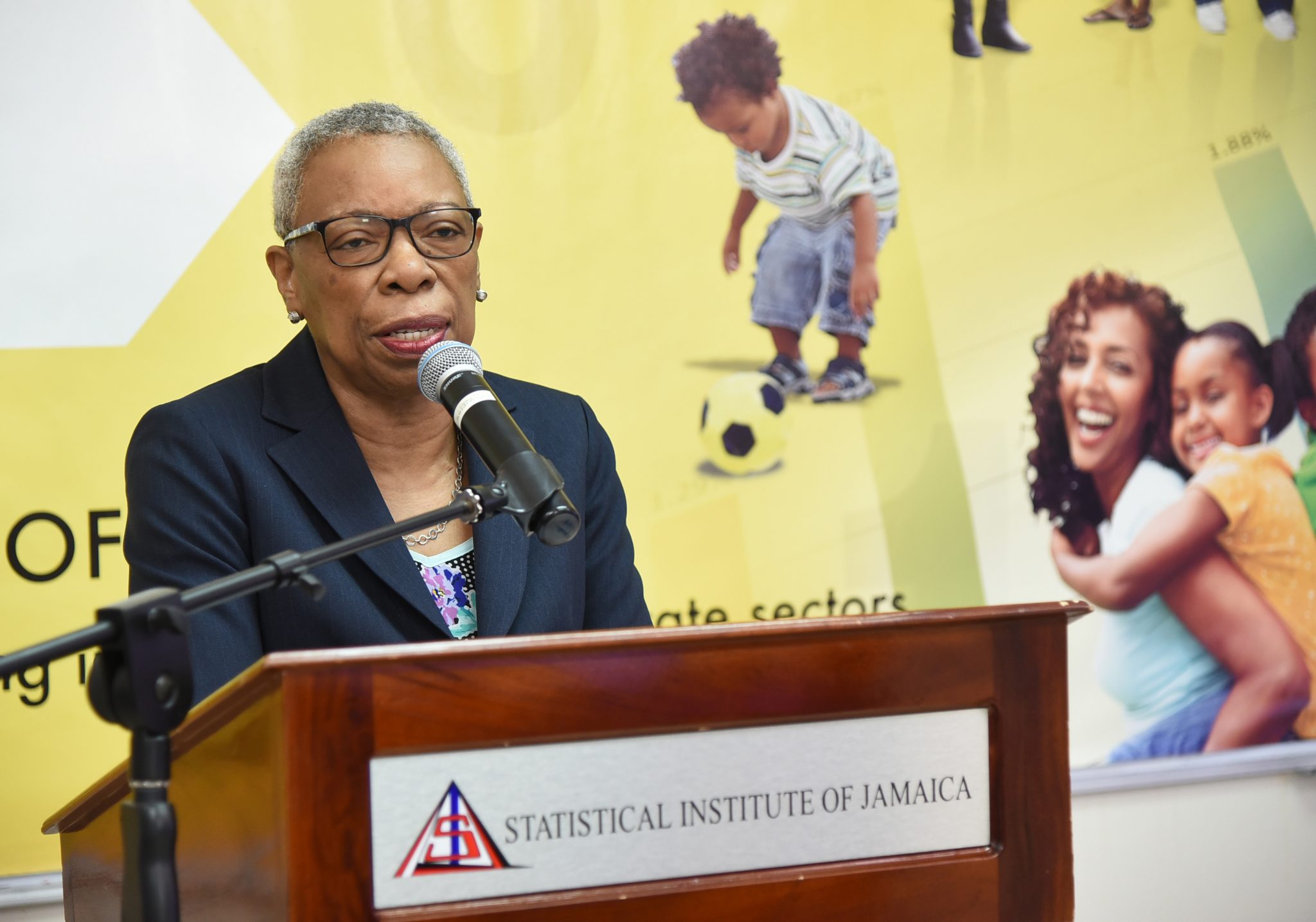 Director General of the Statistical Institute of Jamaica (STATIN), Carol Coy, outlining details of STATIN’s October 2020 Labour Force Survey during Wednesday’s (January 20) quarterly digital briefing.

