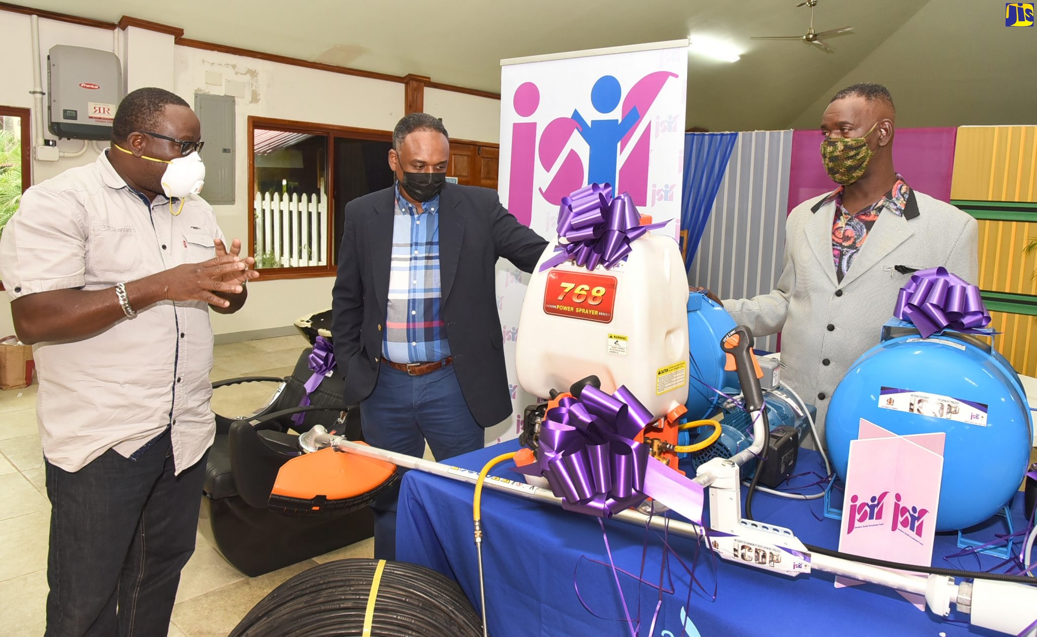 Entrepreneurs in Treadlight, Clarendon, Get Equipment From JSIF