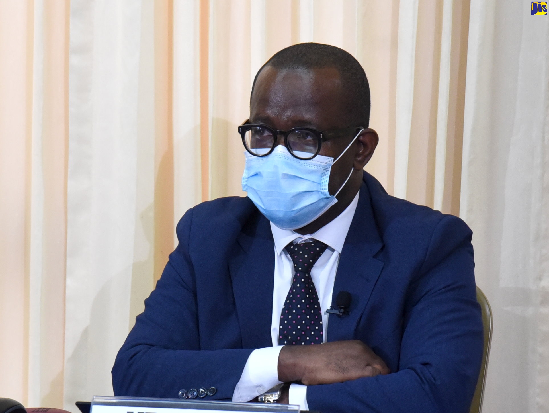 Warren Vernon: Programme Director, National Identification System (NIDS), Warren Vernon, addresses a virtual town hall on the National Identification and Registration Act, 2020 on Wednesday (January 27).