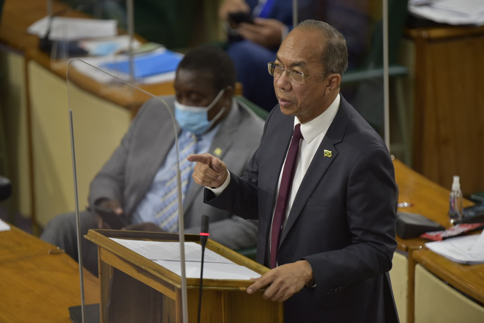Minister of National Security, Hon. Dr. Horace Chang, speaking during the sitting of the House of Representatives on Tuesday (February 2).
