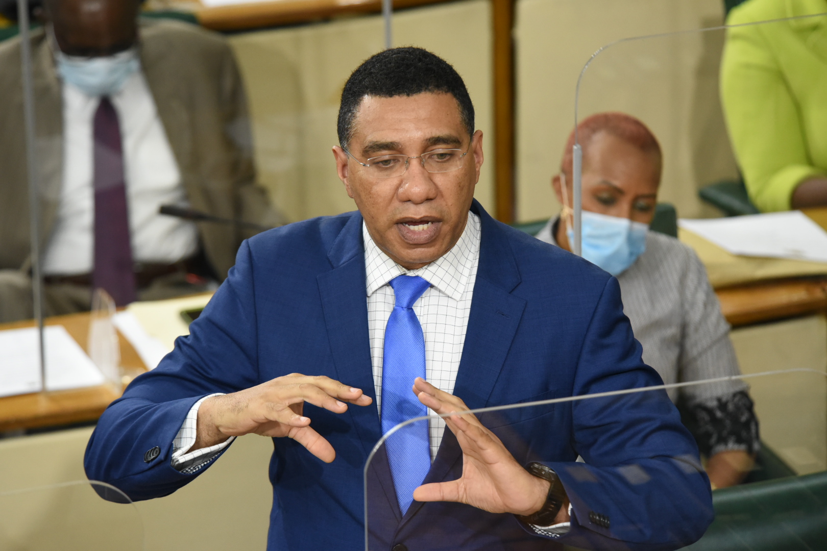Prime Minister, the Most Hon. Andrew Holness, speaking during the House of Representatives sitting on Tuesday (February 9).

