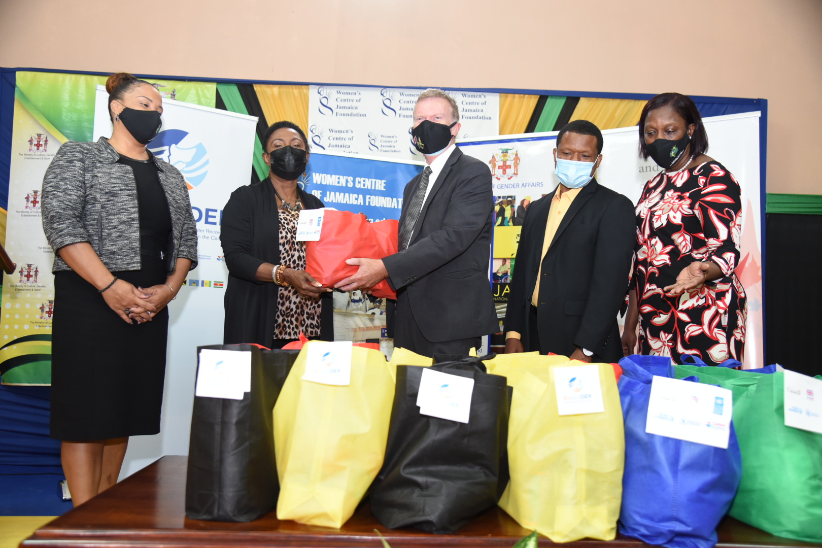 PHOTOS: Jamaica Gets Packages from the Canada-funded Enabling Gender Responsive Disaster