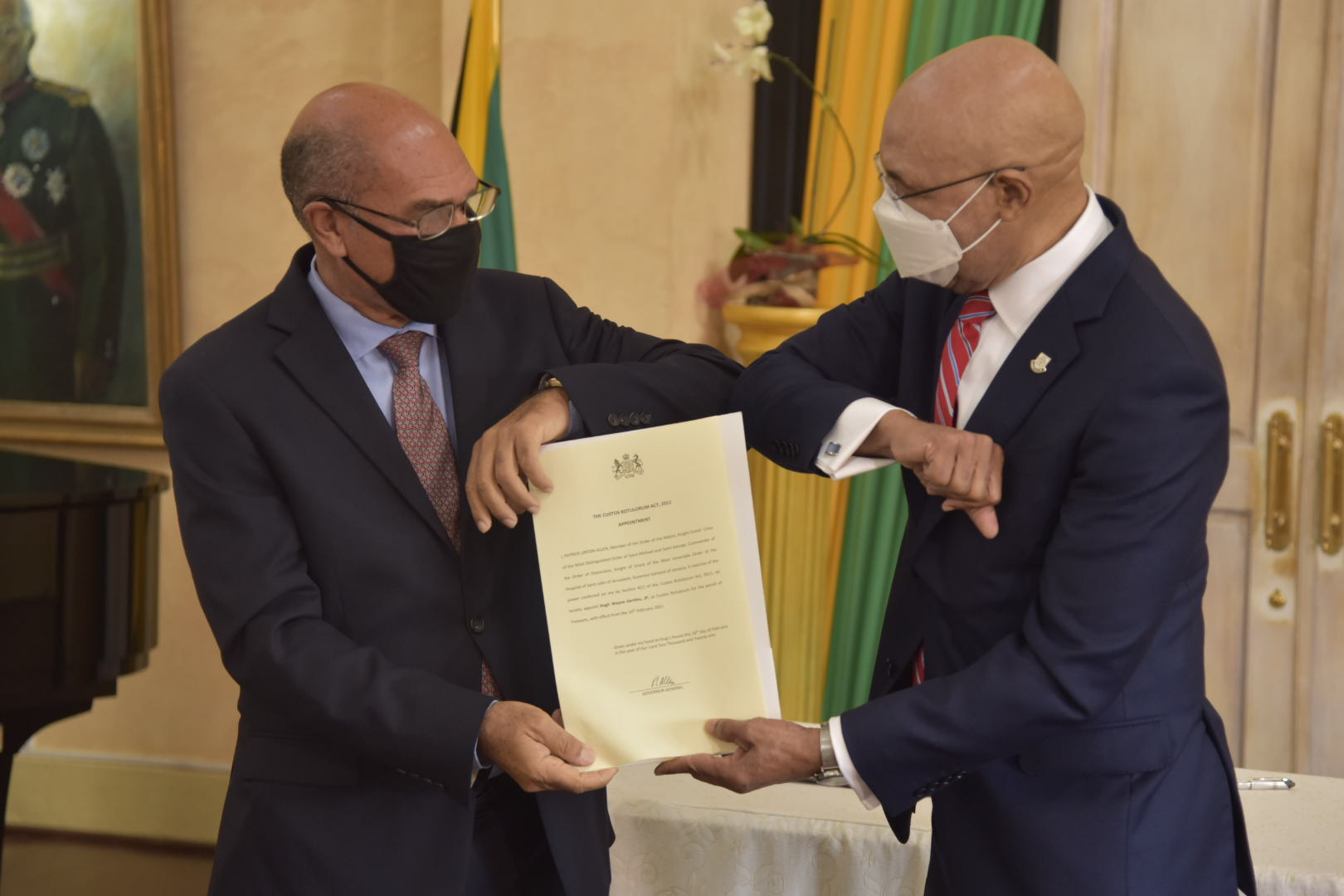G-G Swears In New Custos Of Trelawny