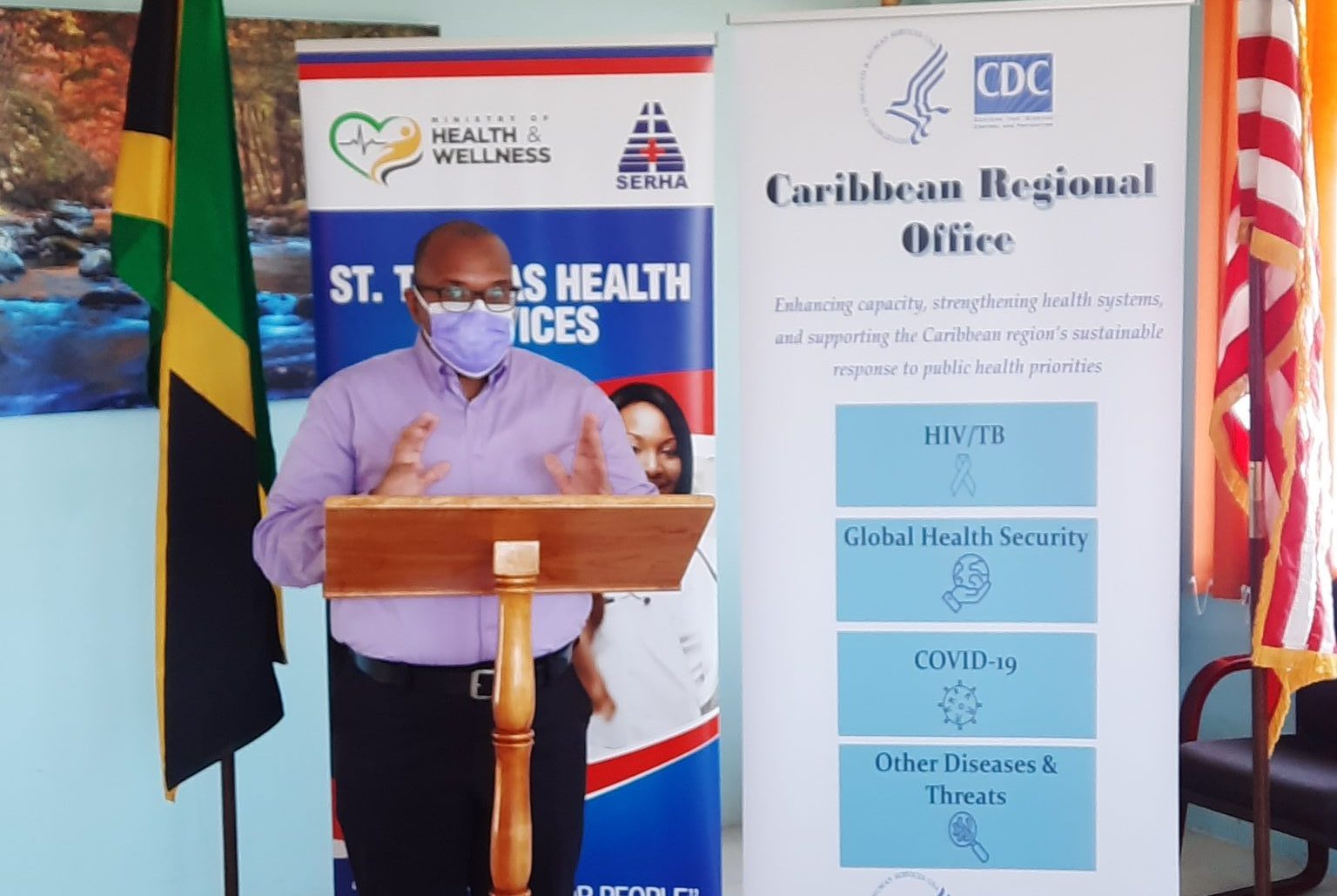 Medical Officer of Health for  St. Thomas, Dr. D’Oyen Smith

