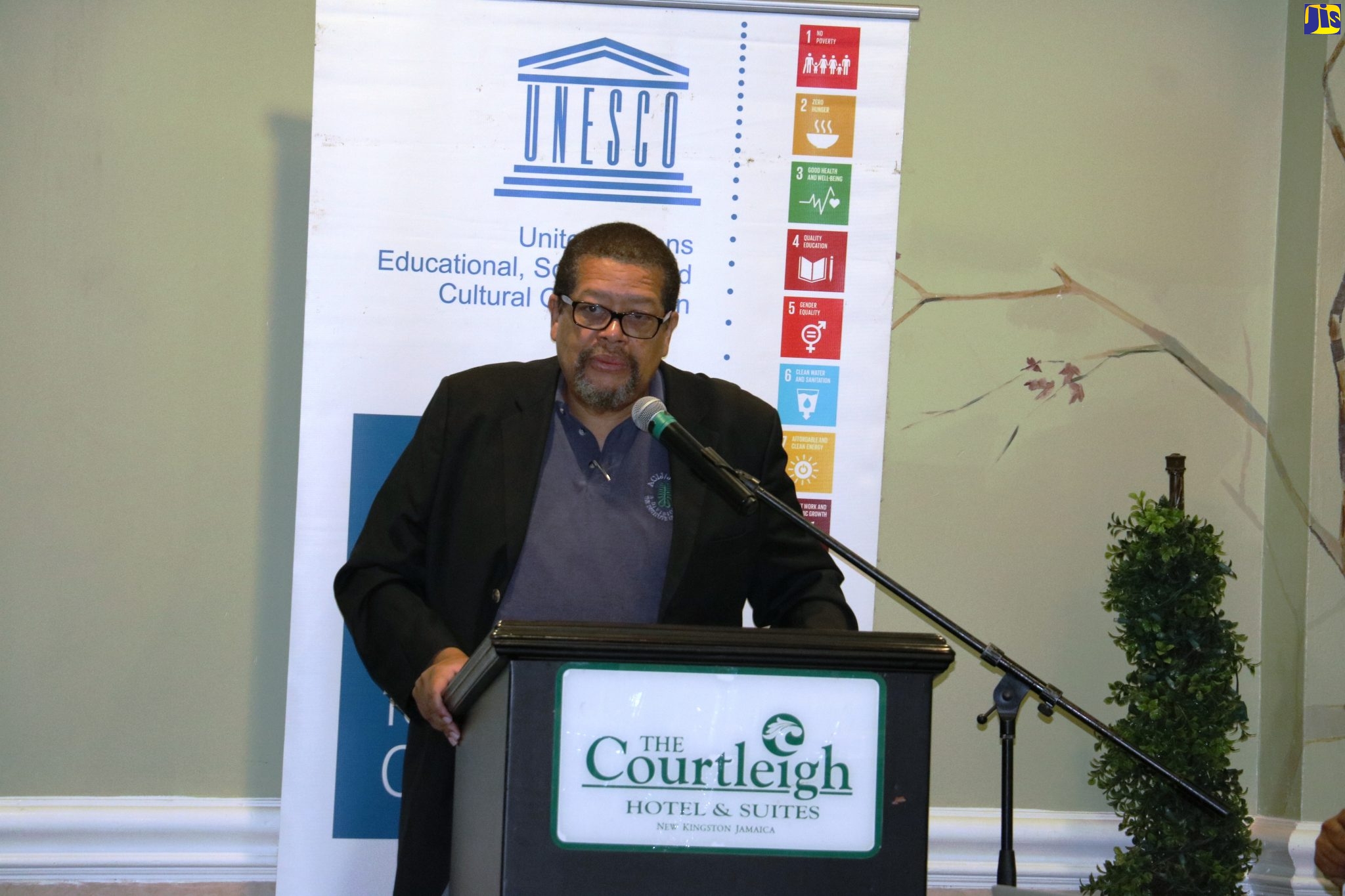 Director of the African Caribbean Institute of Jamaica/Jamaica Memory Bank (ACIJ/JMB), Bernard Jankee.
