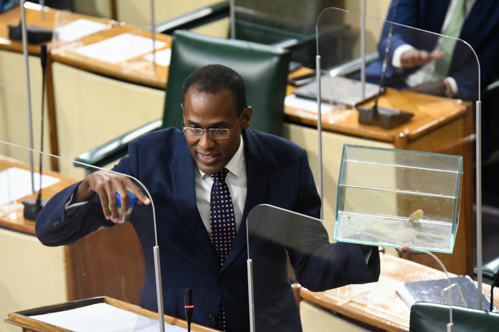 Minister of Finance and the Public Service, Dr. the Hon. Nigel Clarke, closes the 2021/22 Budget Debate in the House of Representatives on Tuesday (March 23).

