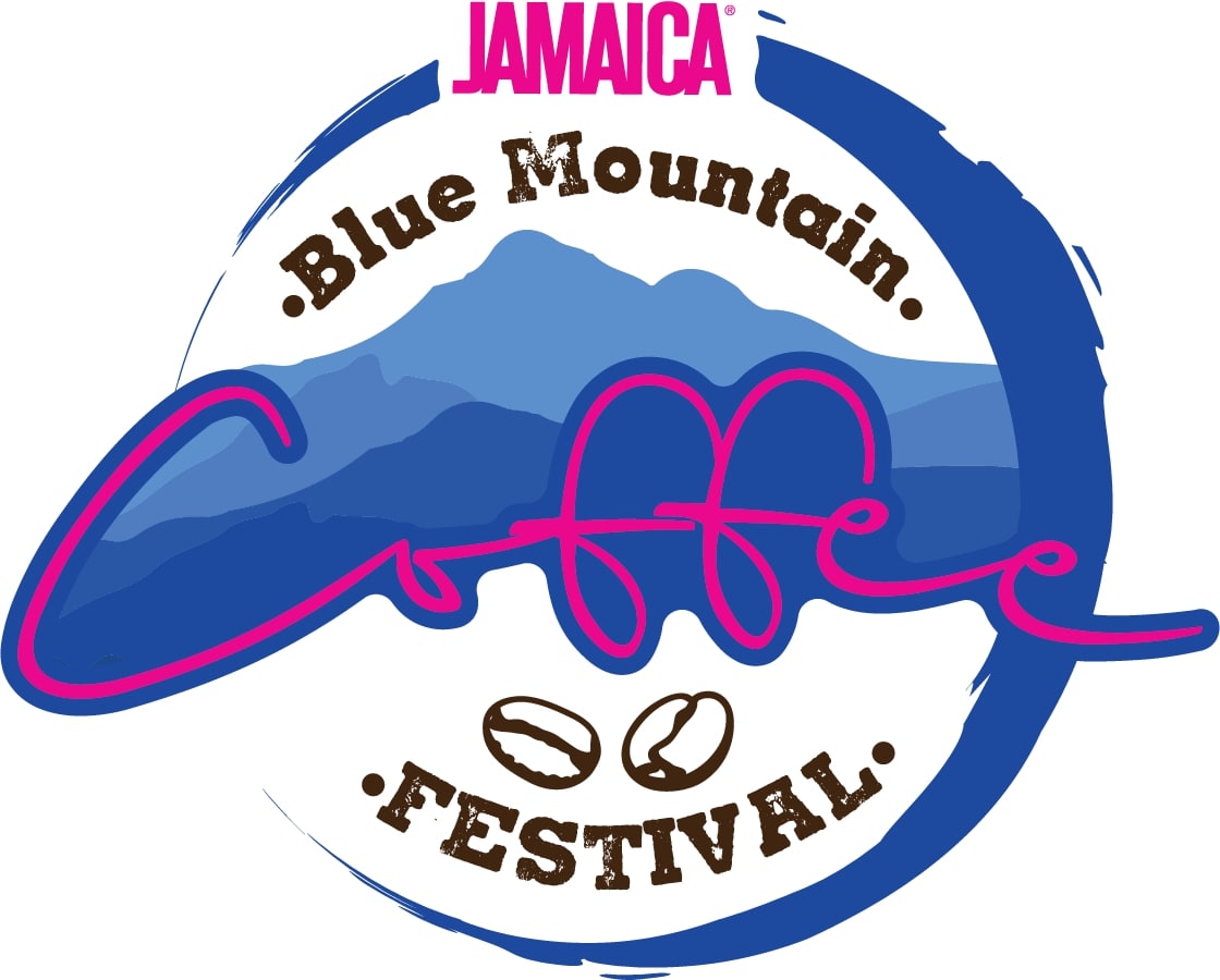 Logo for the Jamaica Blue Mountain Coffee Festival.

