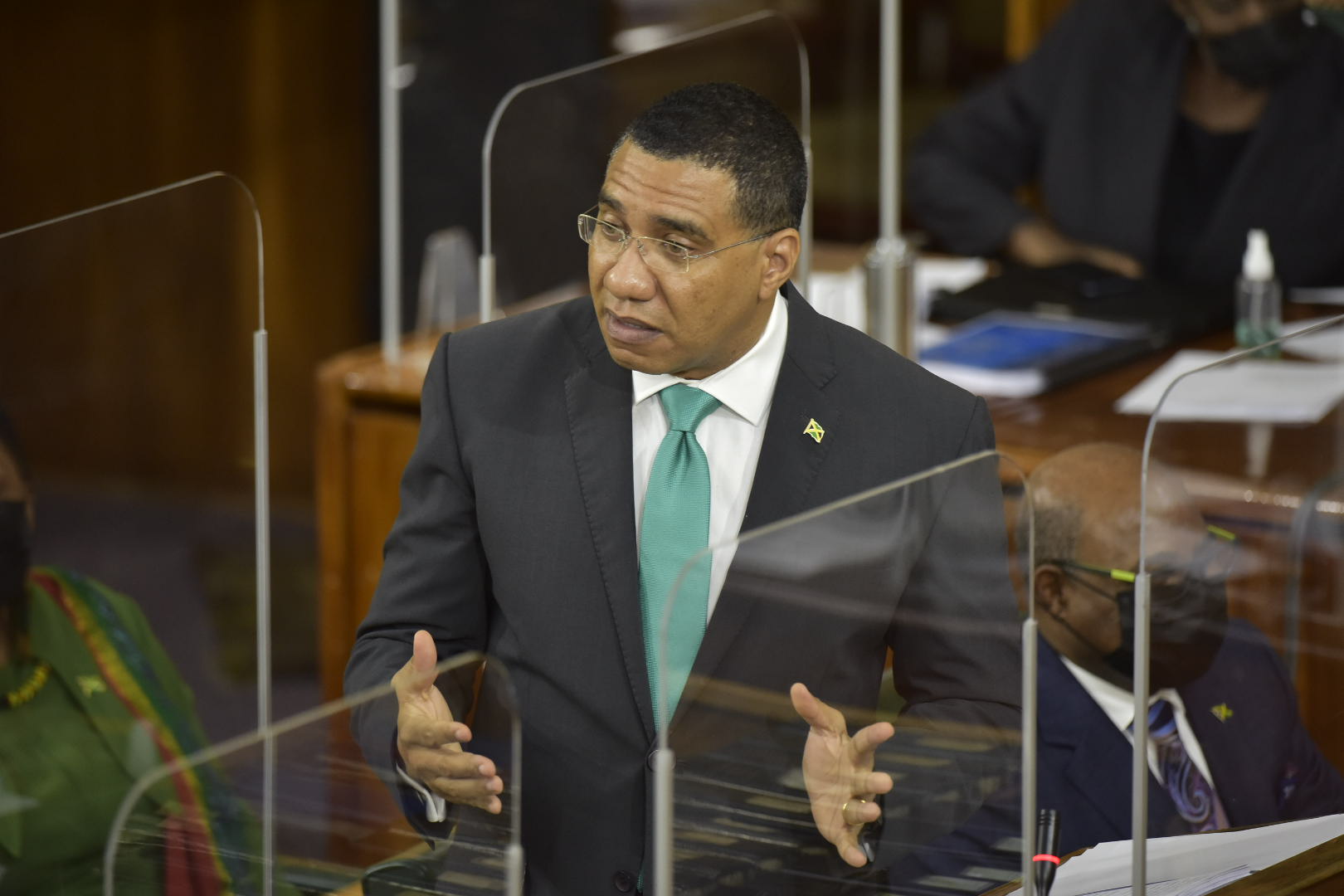 Prime Minister the Most Hon. Andrew Holness makes his contribution to the 2021/22 Budget Debate in the House of Representatives on March 18. 