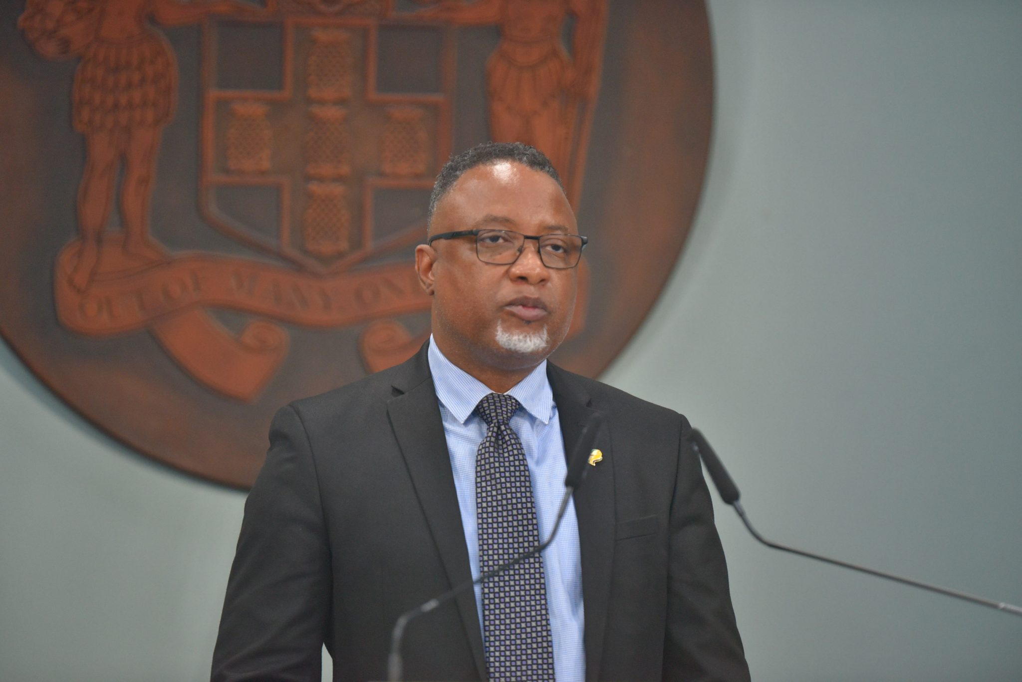 Permanent Secretary in the Ministry of Health and Wellness, Dunstan Bryan, speaks at a virtual press conference on March 8.

