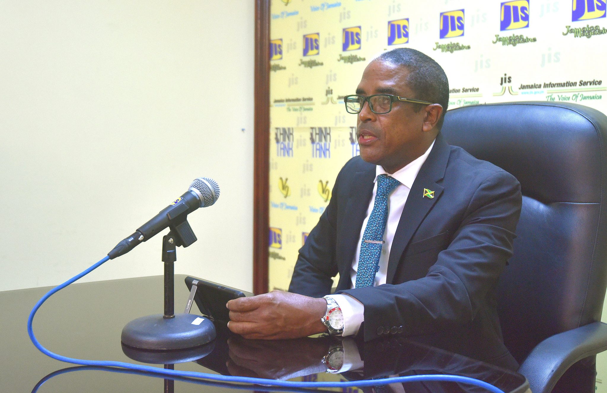 State Minister in the Ministry of Industry, Investment and Commerce, Dr. the Hon. Norman Dunn.

