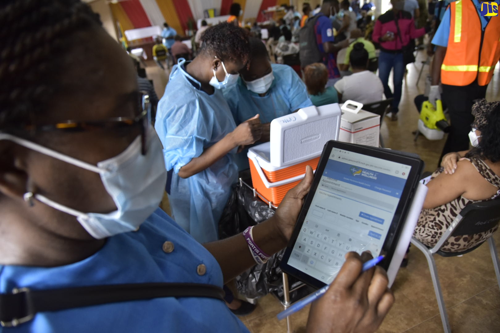 PHOTOS Vaccination Blitz at the Portmore HEART Academy Jamaica
