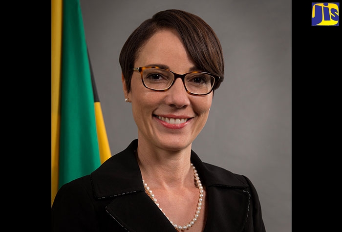 Minister of Foreign Affairs and Foreign Trade Senator the Hon. Kamina Johnson Smith.