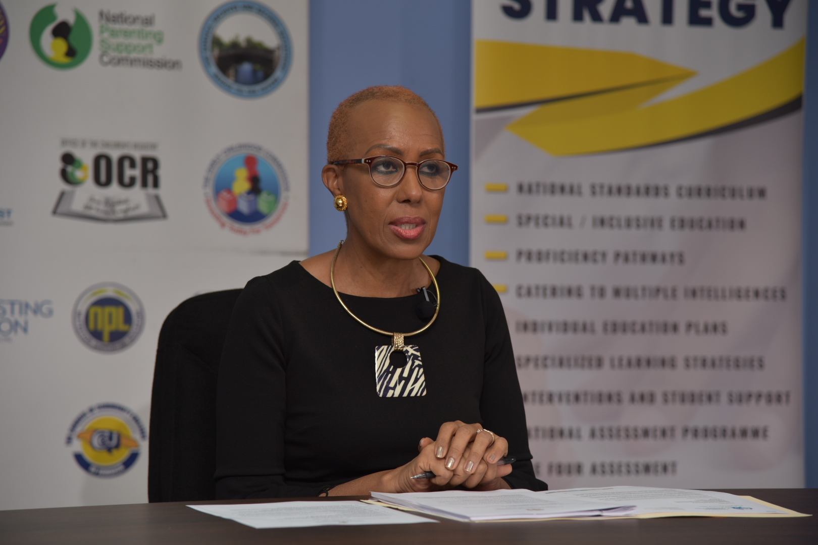 Minister of Education, Youth and Information,  Hon. Fayval Williams, speaking at the Ministry's  Caribbean Secondary Education Certificate (CSEC)/Caribbean Advanced Proficiency Examination (CAPE) virtual town hall on Thursday (April 29).​