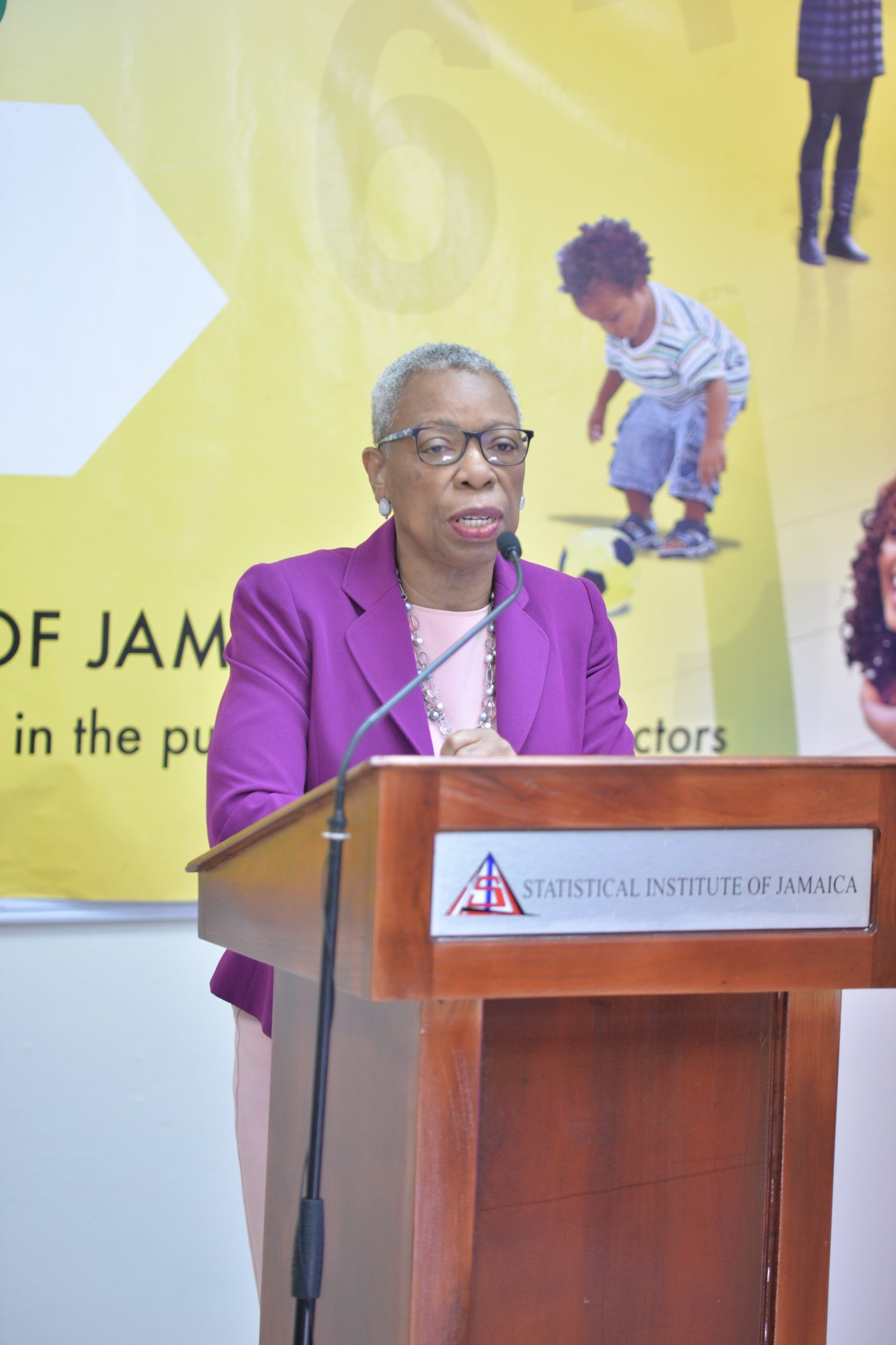 Statistical Institute of Jamaica (STATIN) Director General, Carol Coy, speaks during STATIN’s digital quarterly briefing, on Thursday (April 15).

