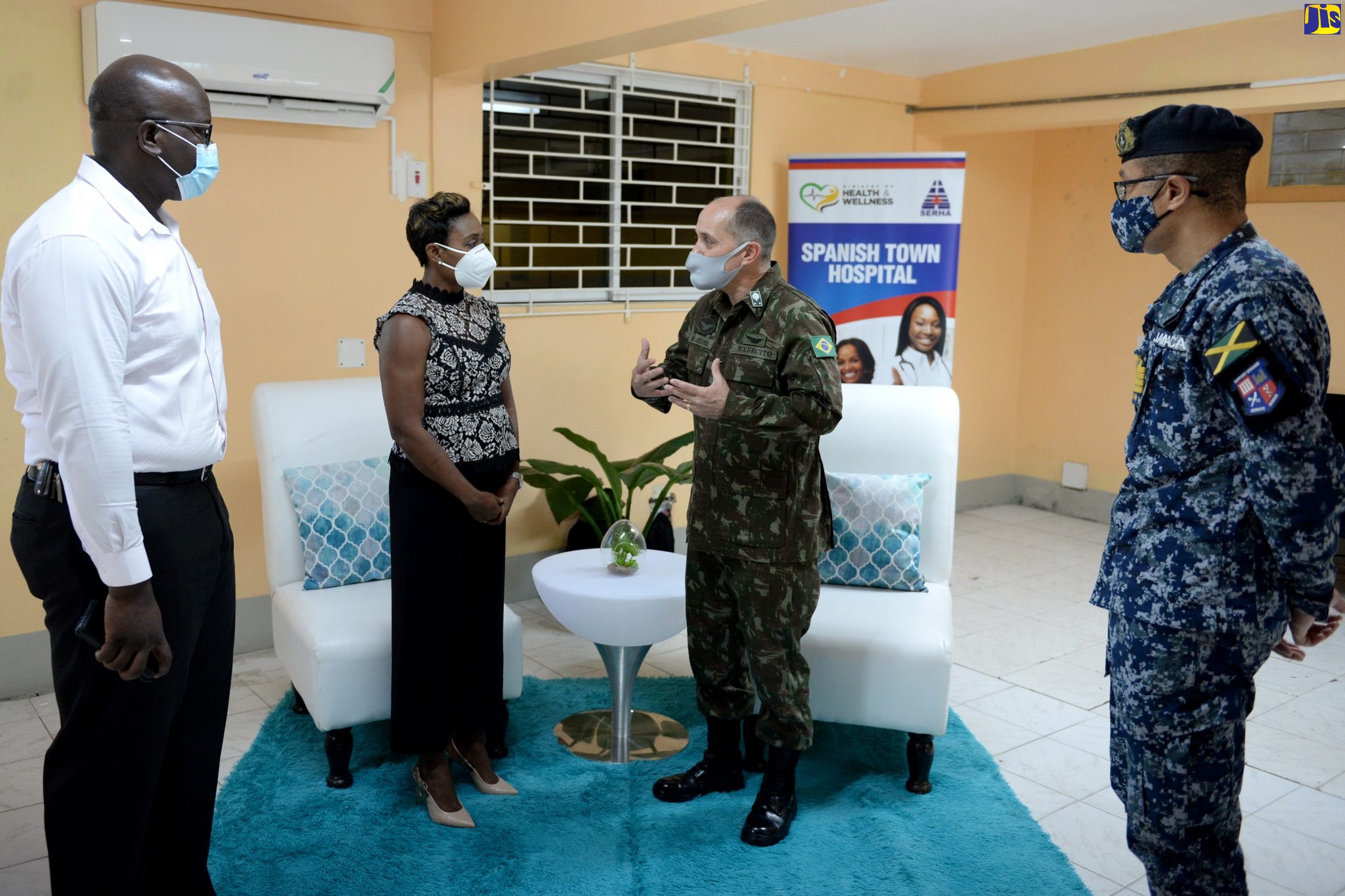 PHOTOS State Minister Hon. Juliet Cuthbert Flynn Visits Field Hospital