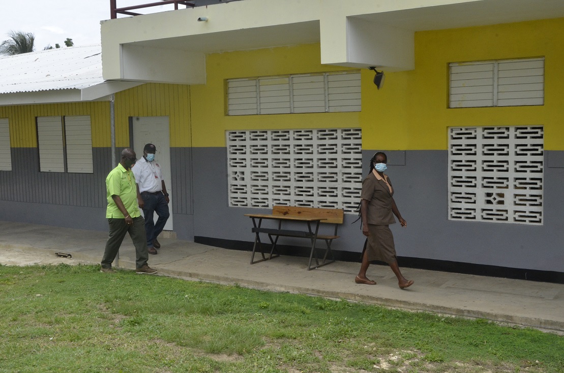 Local Government Minister Pleased With Readiness Of Shelter In Hanover