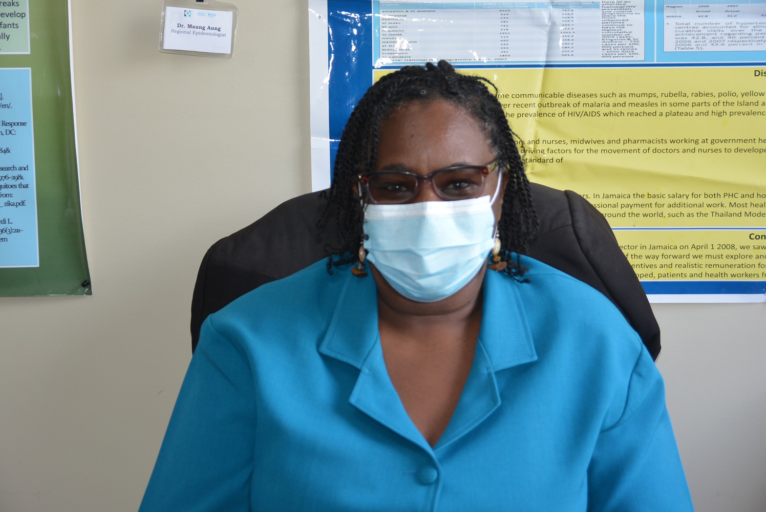 Regional Health Promotion and Education Officer at the Western Regional Health Authority (WRHA), Marcelene Wheatle.

 