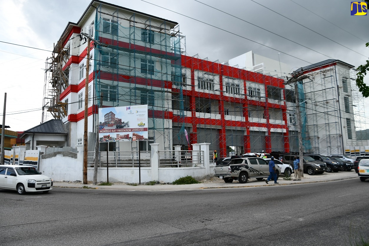 New Montego Bay Fire Station Slated for Completion within Two Months