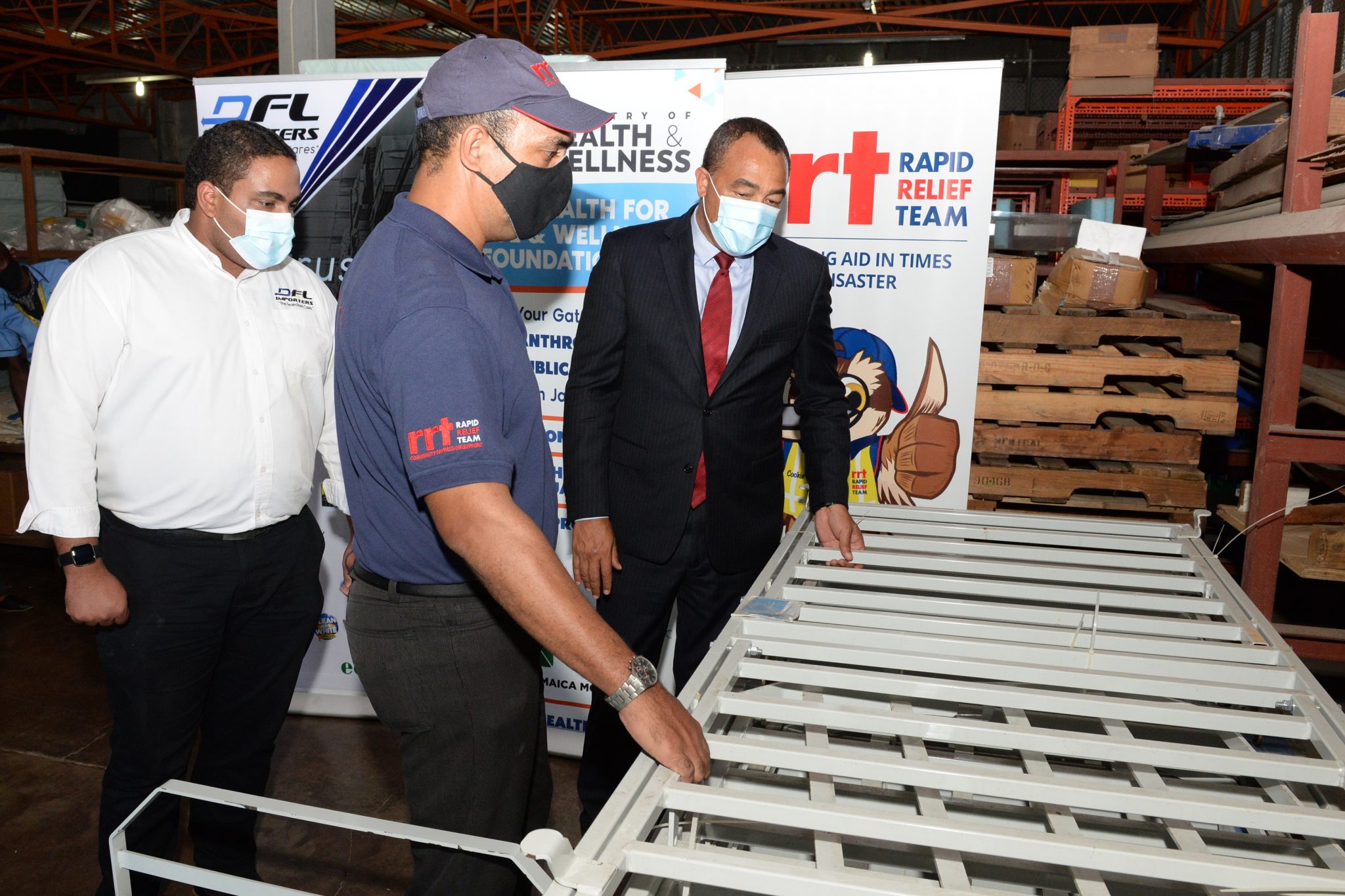 Health Ministry Gets Donation Of Beds, Sheets