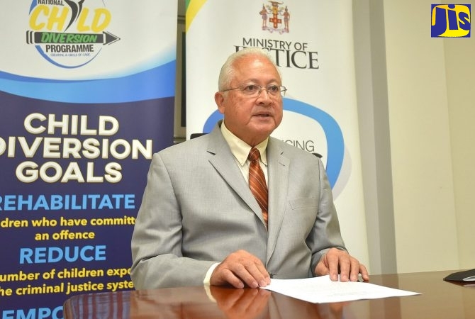 Justice Minister, Hon.  Delroy Chuck.