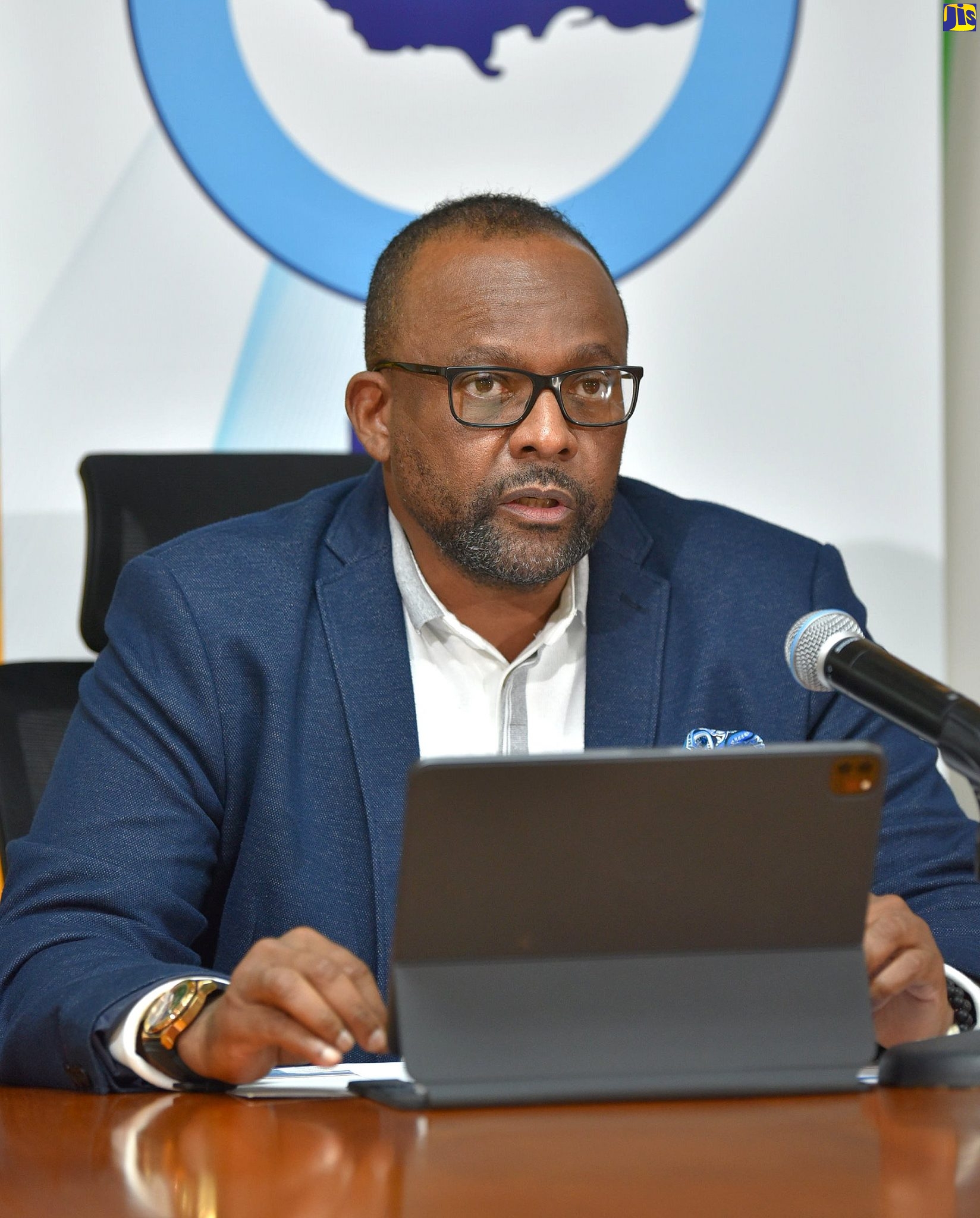 Chairman, Consumer Affairs Commission (CAC) and the Fair Trading Commission (FTC), Donovan White, addresses virtual press briefing  on Friday, July 16.