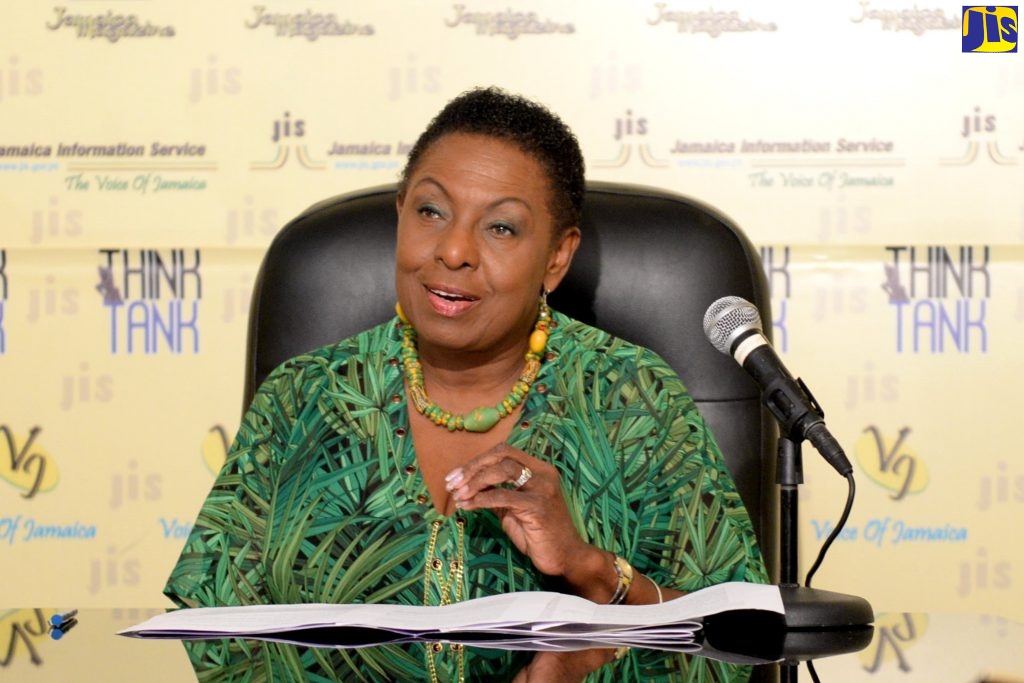 Culture, Gender, Entertainment and Sport Minister, Hon. Olivia Grange.