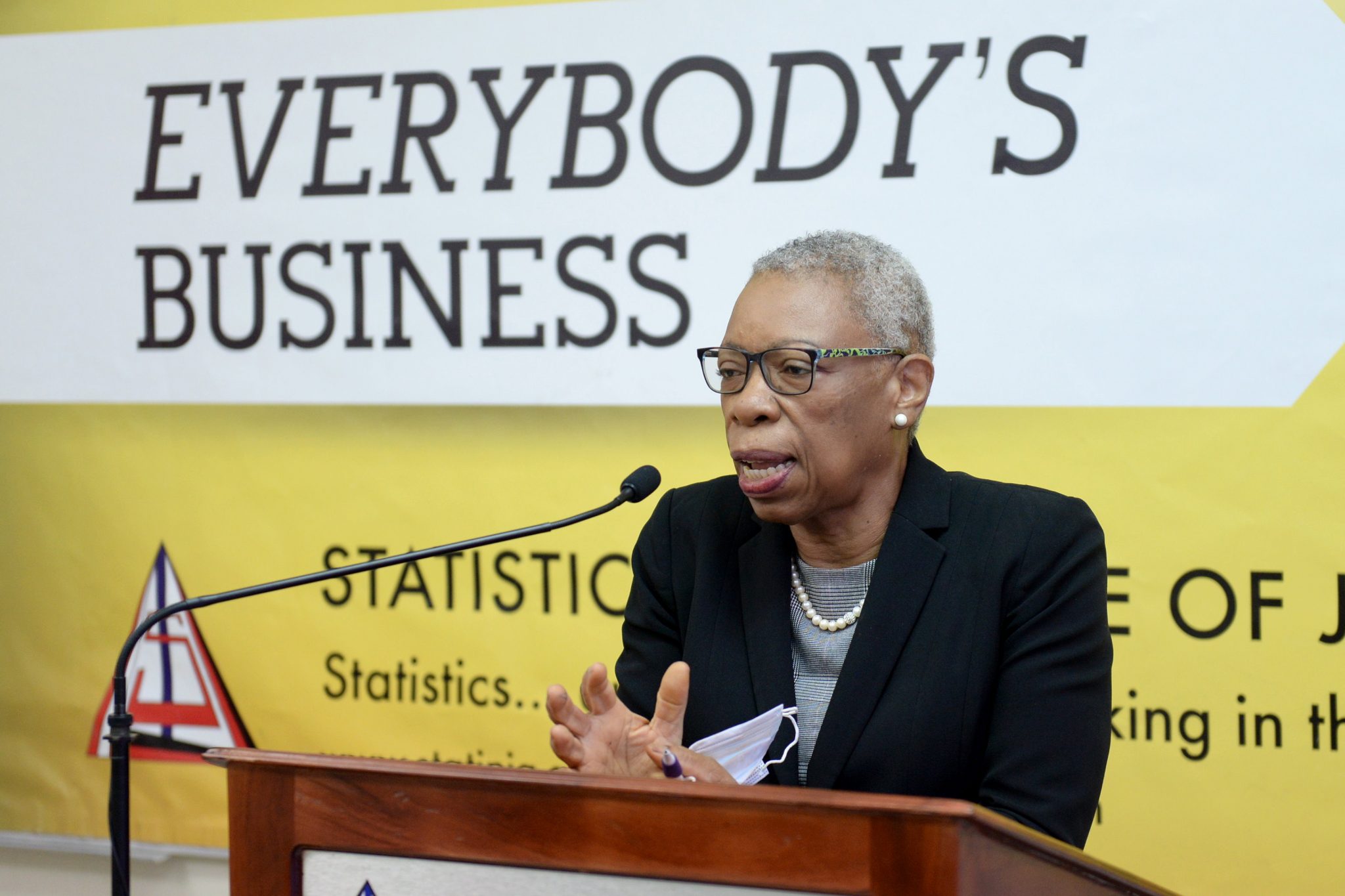 Director General of the Statistical Institute of Jamaica (STATIN), Carol Coy, speaks during the agency’s digital briefing on Thursday (July 15).

