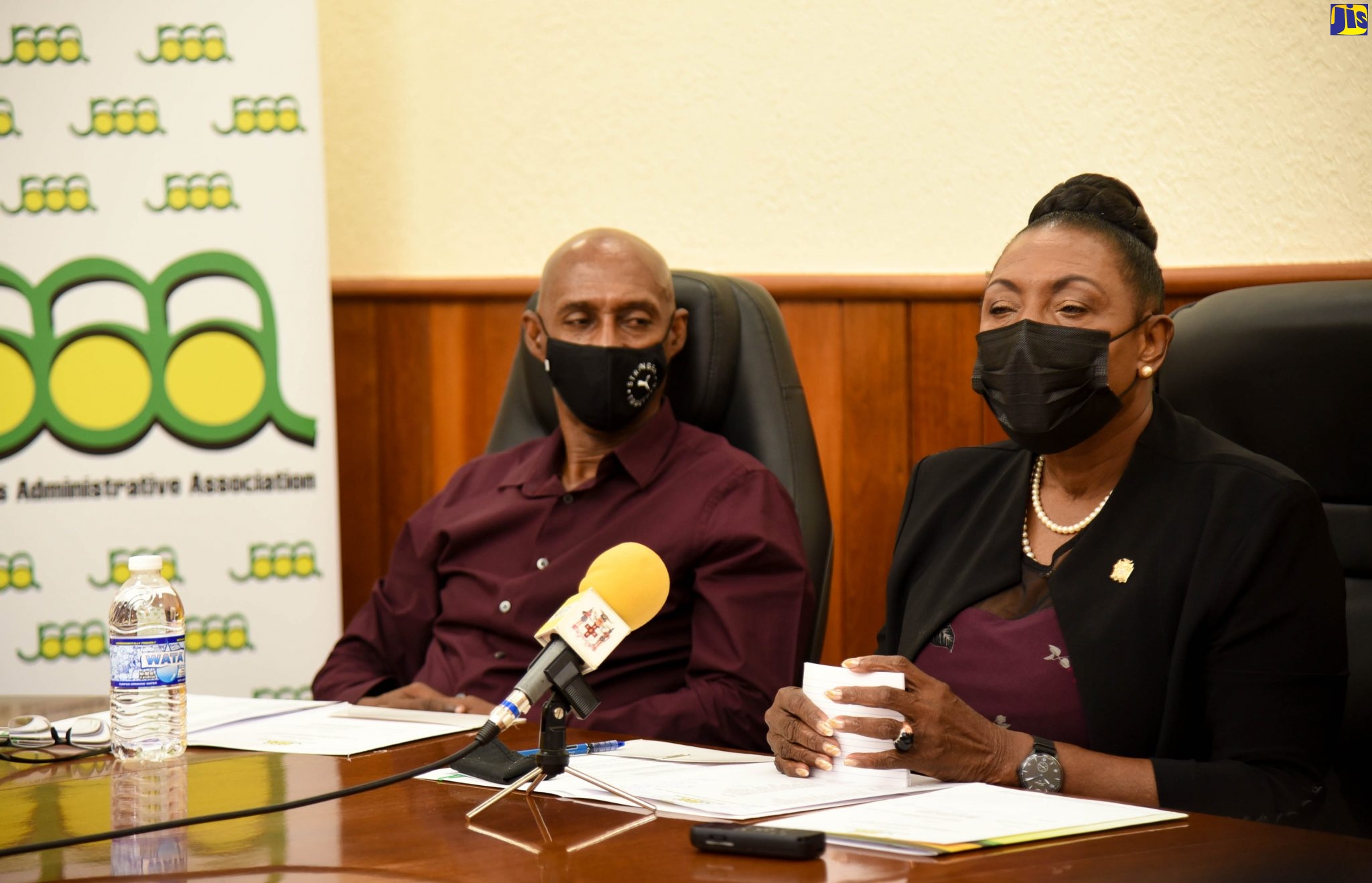 Minister Grange Encourages Under 20 Athletes to Give of Their Best