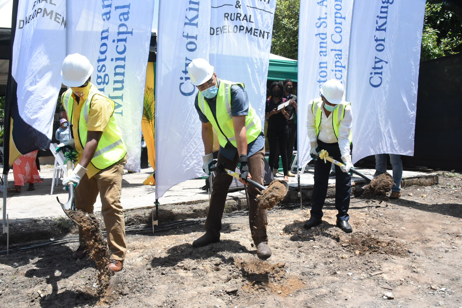 Prime Minister Breaks Ground to Construct Houses in Belrock, St. Andrew