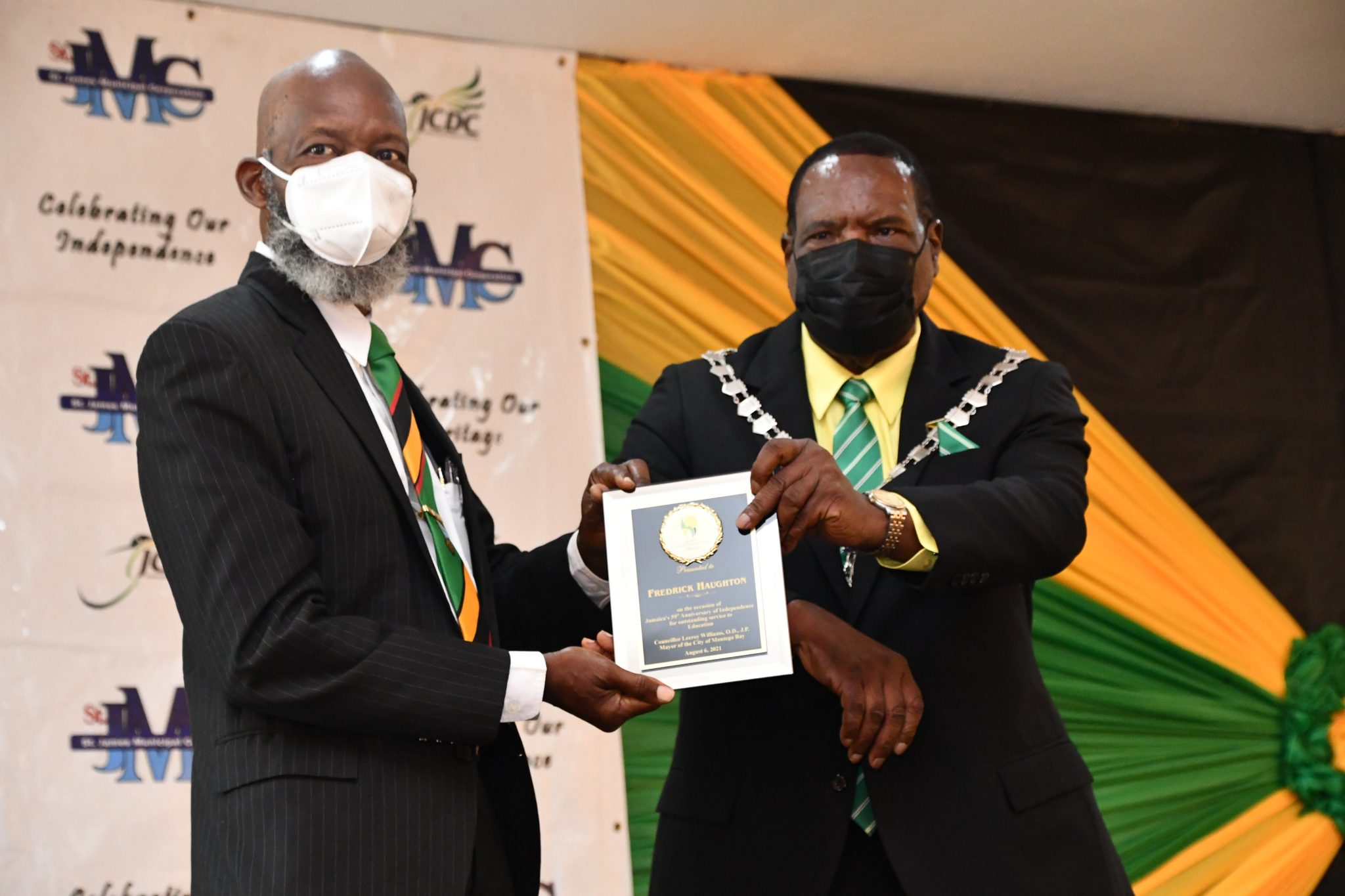 Frederick Haughton Awarded For Outstanding Service To Education