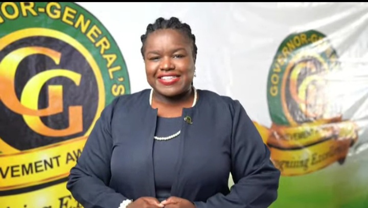Recipient of the 2021 Governor-General's Achievement Award for St. Ann, Dr. Tamika Peart.

