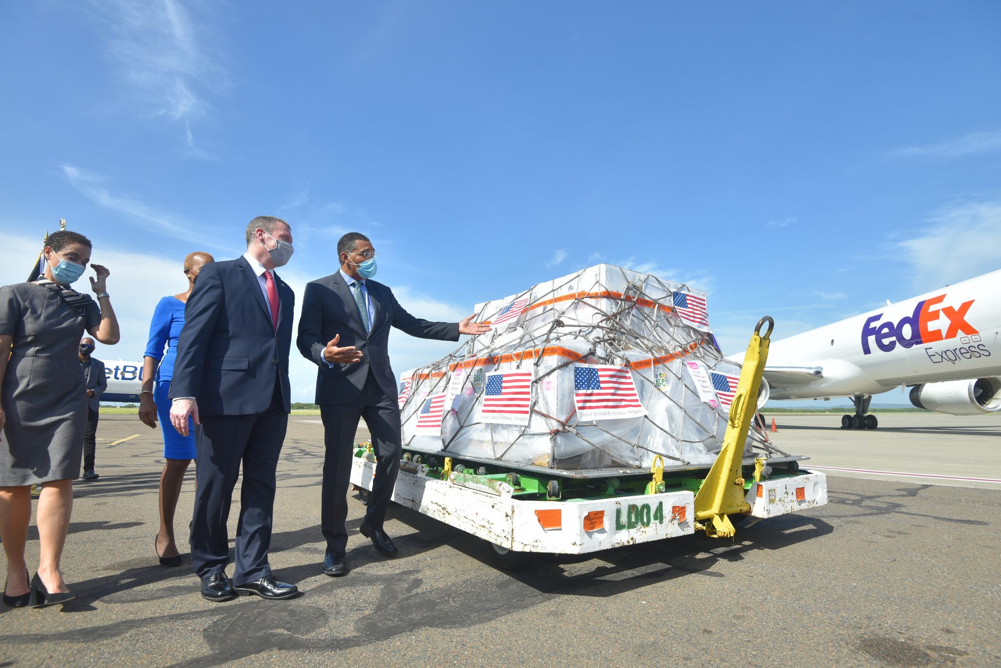 Jamaica Receives Over 200,000 Pfizer COVID-19 Vaccines