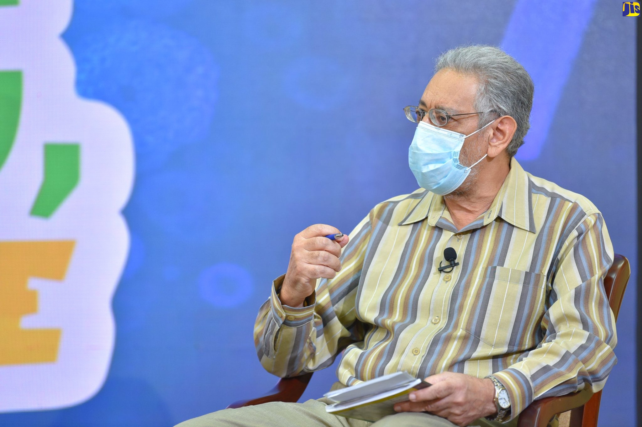 Consultant Epidemiologist and Professor of Public Health, Epidemiology and HIV/AIDS at the University of the West Indies (UWI), Mona, St. Andrew, Dr. Peter Figueroa, speaking during a Vaccine Town Hall Forum, hosted on Thursday (August 12) by Prime Minister, the Most Hon. Andrew Holness.