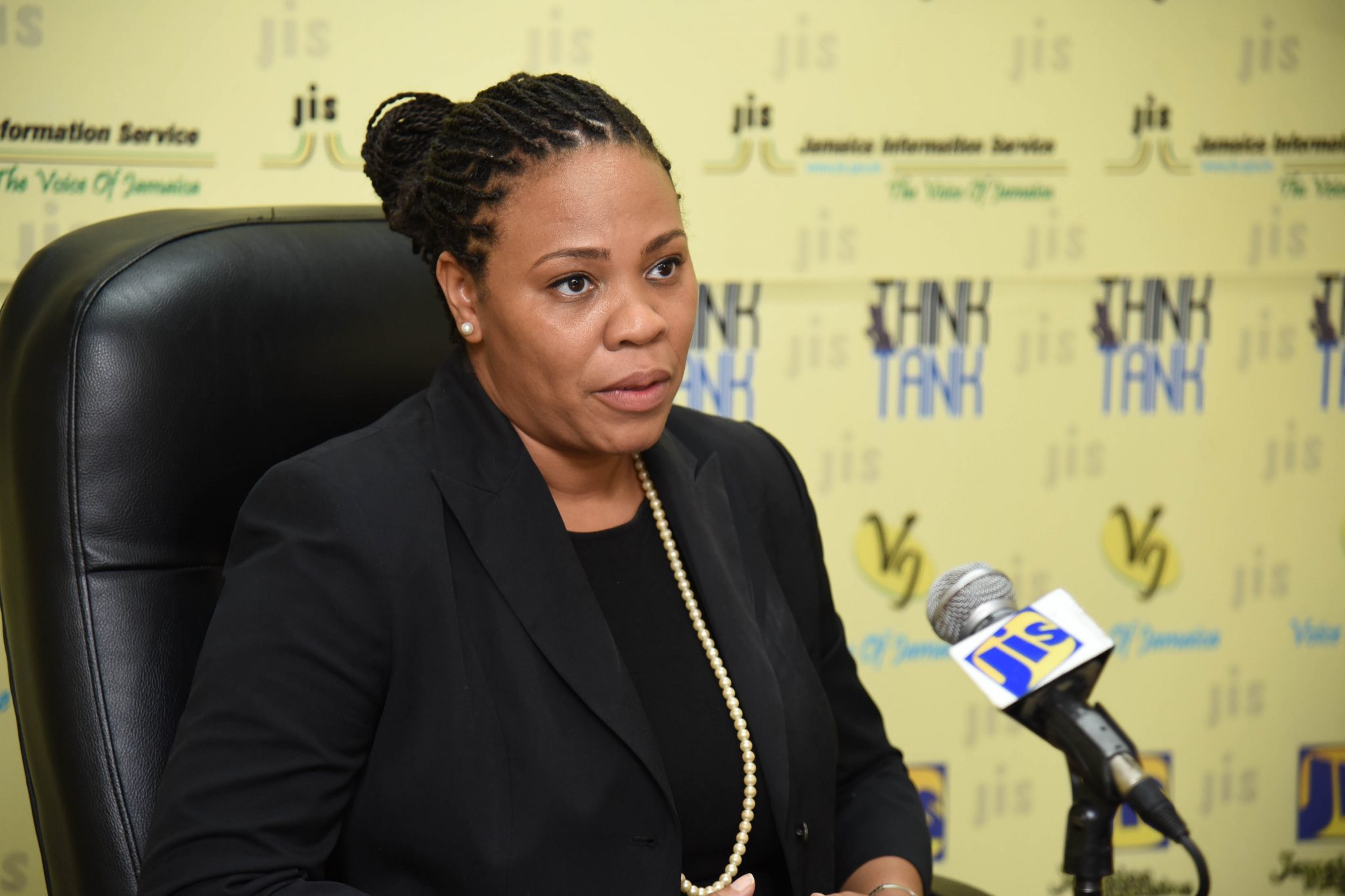 Director of the Road Safety Unit in the Ministry of Transport and Mining, Mrs. Deidre Hudson-Sinclair.

