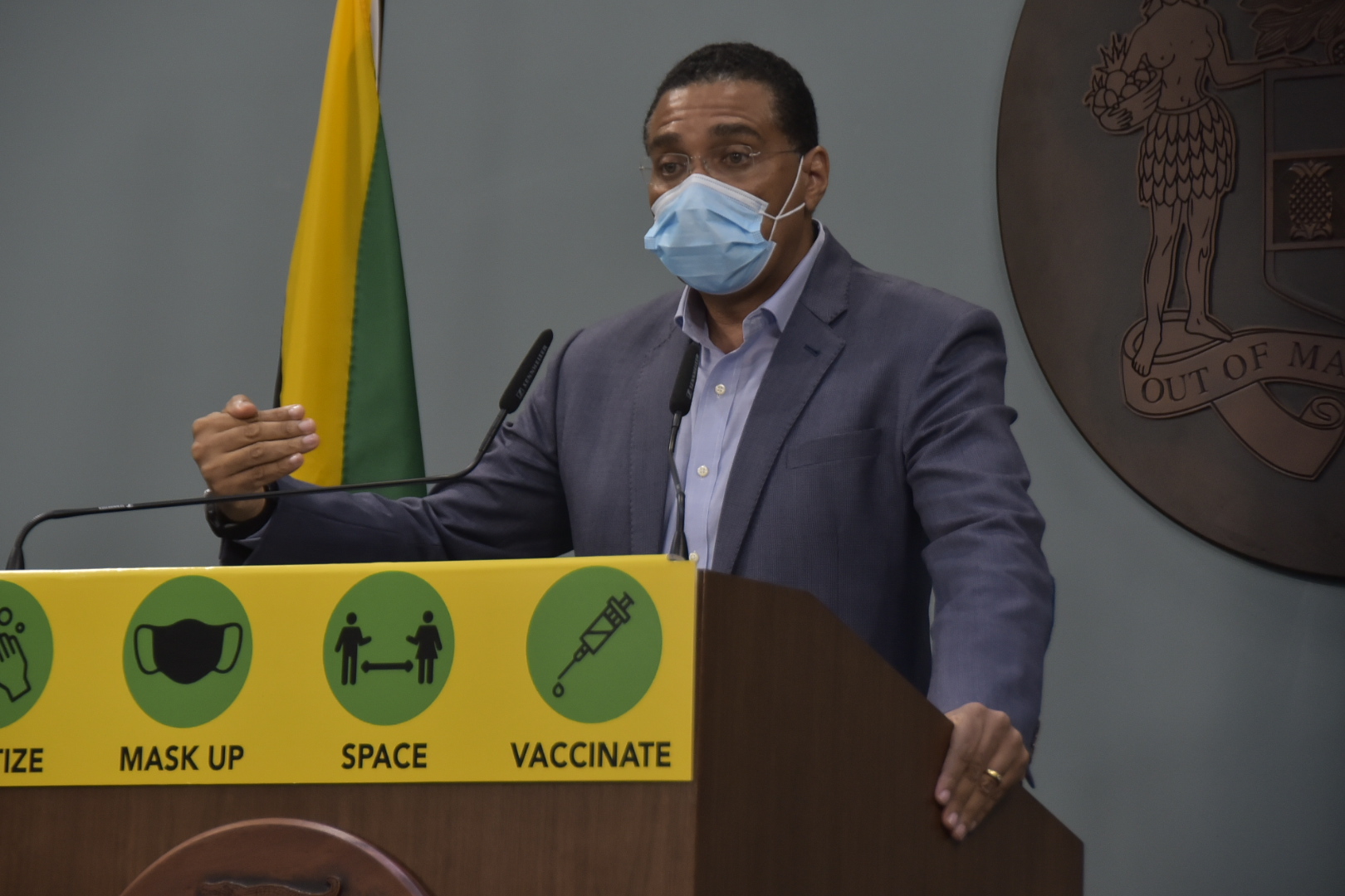 Prime Minister, the Most Hon. Andrew Holness, speaking during a virtual press conference on Wednesday (September 1).

