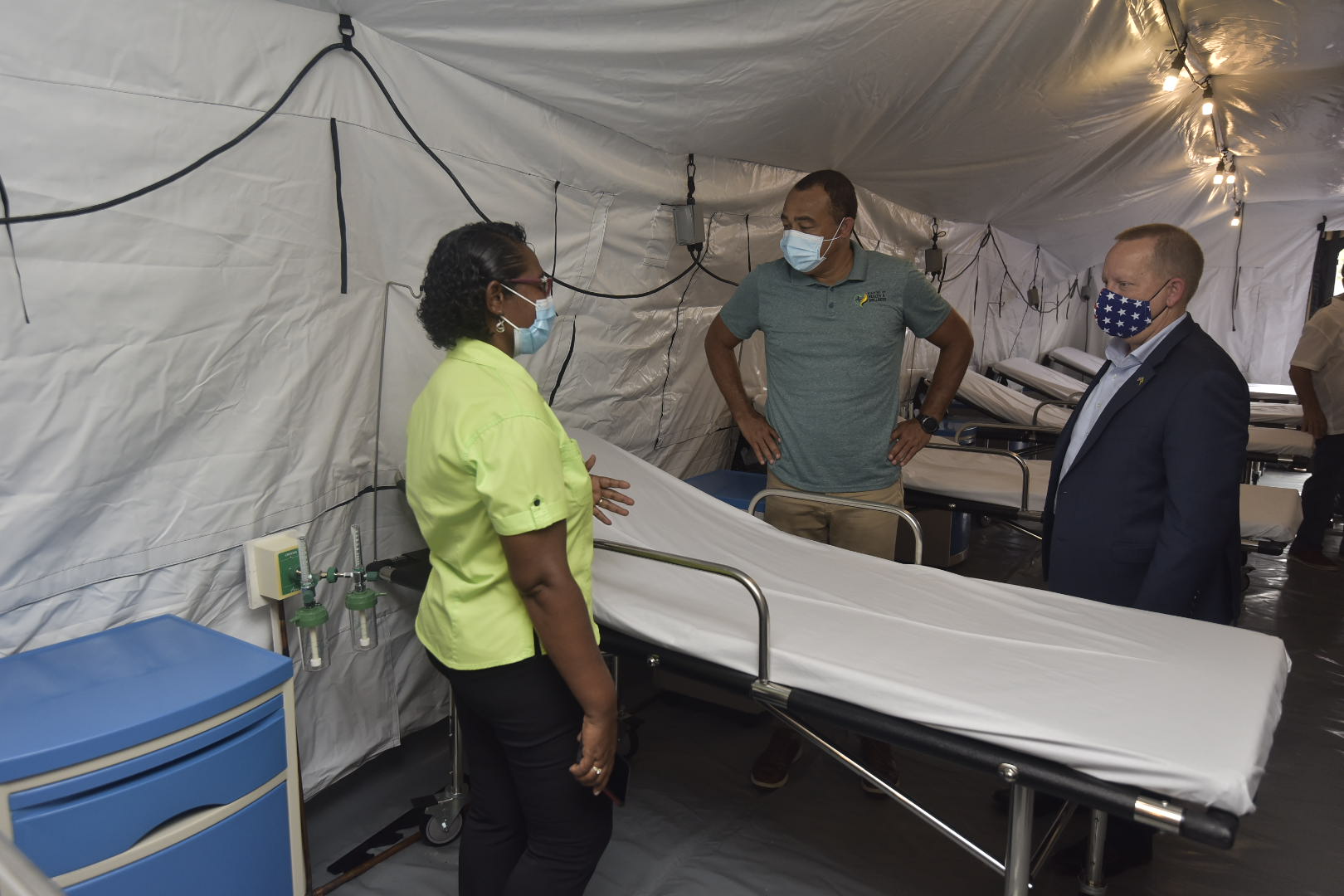 May Pen Gets 40-Bed Field Hospital