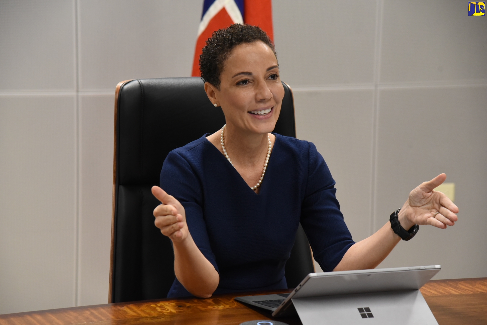 Minister of Foreign Affairs and Foreign Trade, Senator the Hon. Kamina Johnson Smith.