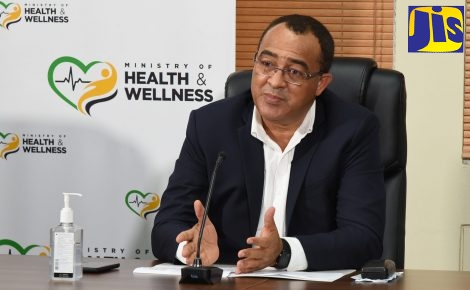Minister of Health and Wellness, Dr. the Hon. Christopher Tufton.

