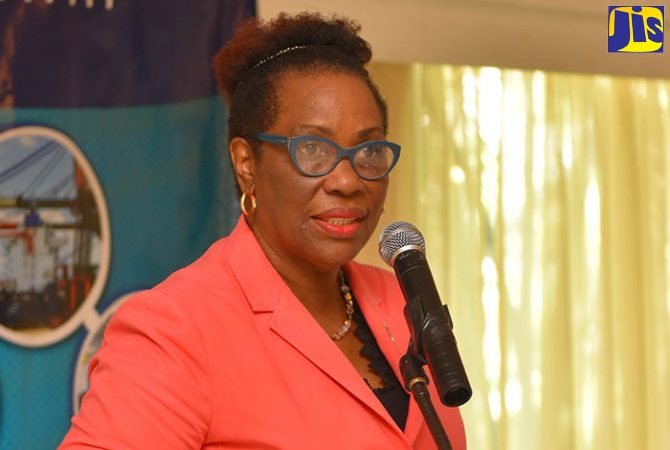 Principal Director of the Climate Change Division (CCD) in the Ministry of Housing, Urban Renewal, Environment and Climate Change, UnaMay Gordon.

