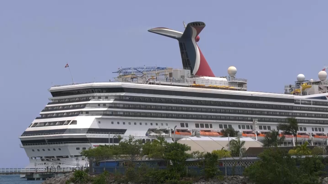 The Carnival Sunrise on a recent visit to Ocho Rios, St. Ann

