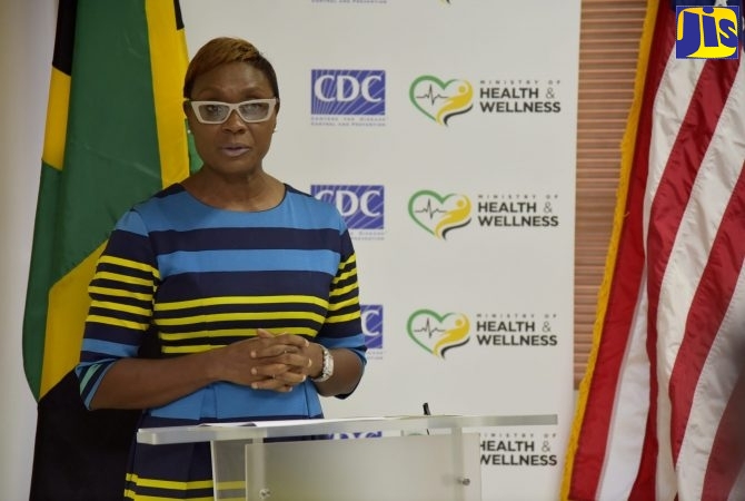 Member of Parliament for the St. Andrew West Rural and Minister of State for Health and Wellness, Hon. Juliet Cuthbert-Flynn.