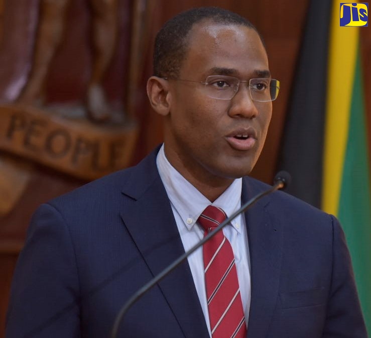 Minister of Finance and the Public Service, Dr. the Hon. Nigel Clarke.